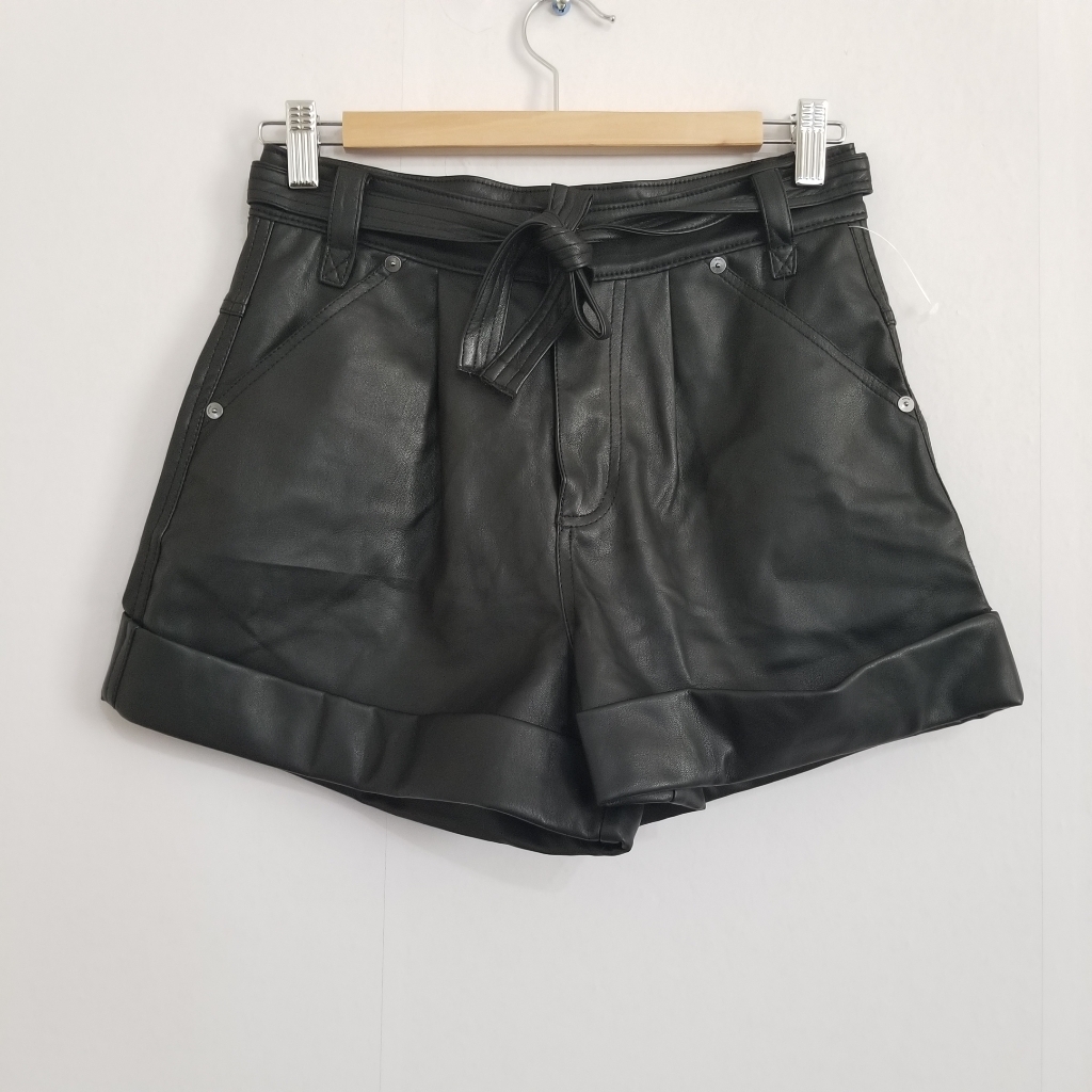 Blank Nyc Black High Waist Shorts